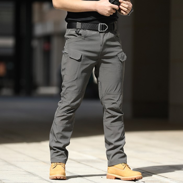 SALE -Kaos Polos / Baju Polos Pria Tactical - Lengan Panjang Premium - Hitam, L