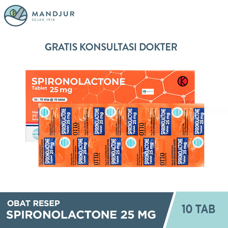 Spironolactone Otto 25 Mg Strip 10 Tablet