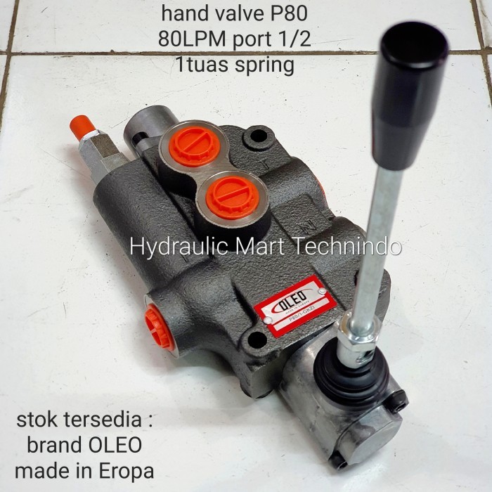 hand valve 80 Liter permenit 1 tuas- spring - merk CROZZE - Eropa