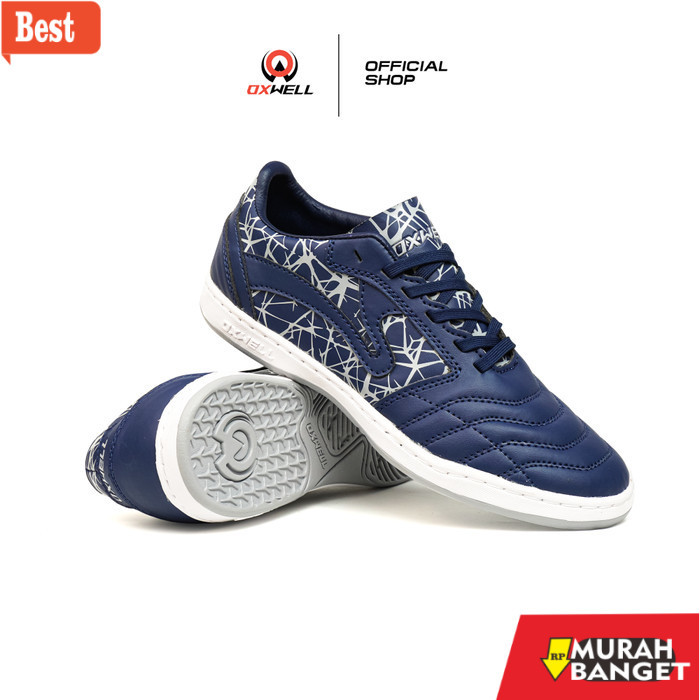 rekomendasi sepatu futsal Oxwell Pygocentrus - Sepatu Futsal Pria Olahraga Dewasa Brand Lokal Berkua