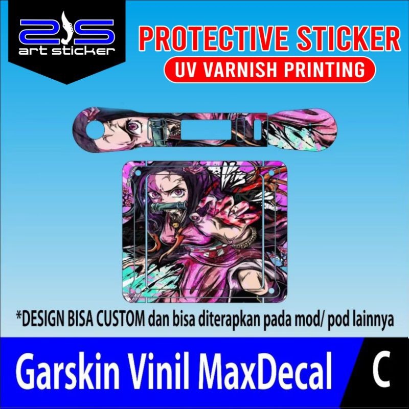 

StikerTelemaMini UV Varnsih Printing Nezuko
