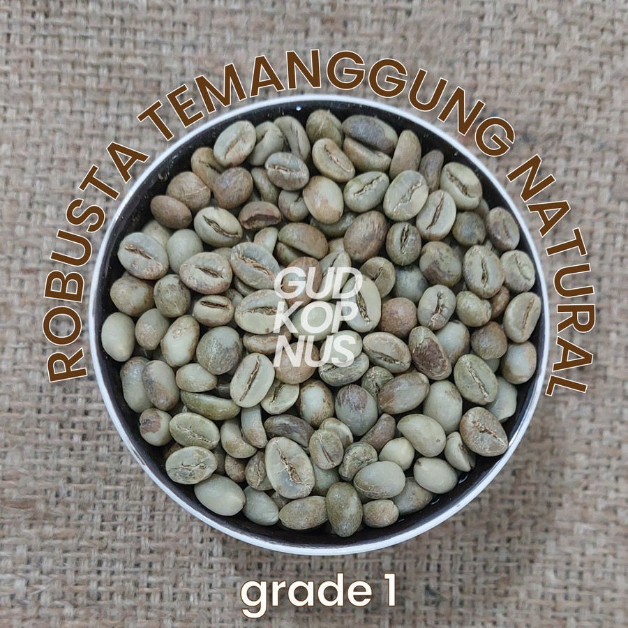 

Green Bean Robusta Temanggung Natural Grade 1 by Jaad Coffee