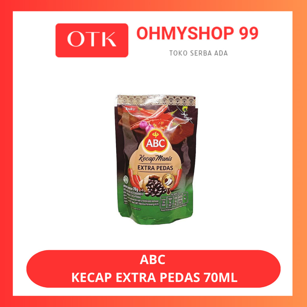 

ABC Kecap Ekstra Pedas 70ml