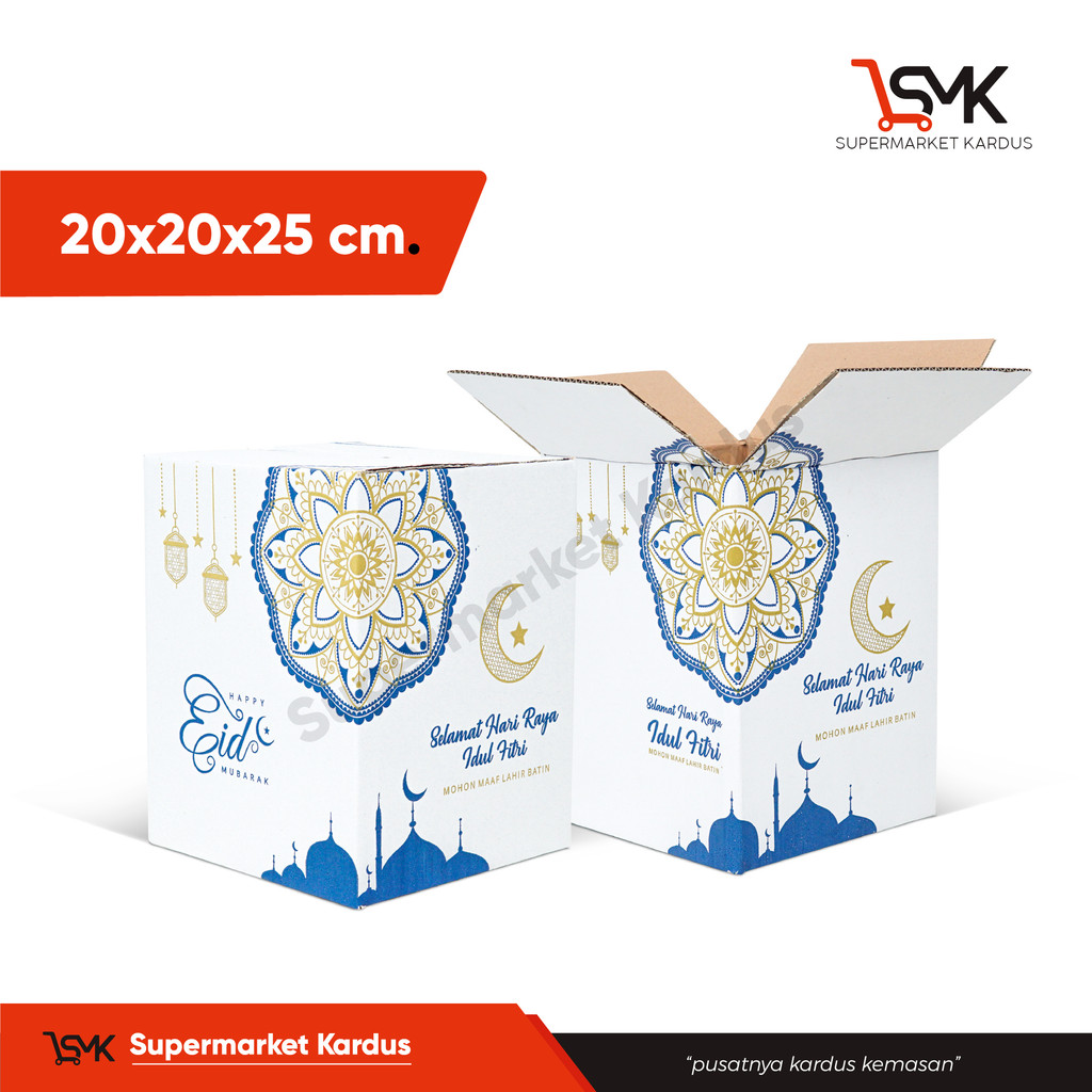 

Box Parcel 20X20X25 (MINI) Kardus/Parcel Kecil/Parcel/Parcell/Lebaran/Parcel lebaran/Idul Fitri/Fitri/Eid Mubarak/Ied/Eid/Mubarak/Paket/Sembako/Hampers/Normal/tinggi25