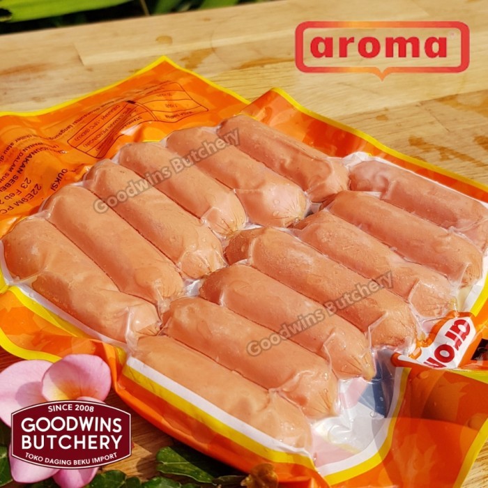 

250gr pork sausages cocktail 2.5" 12-13 pcs / sosis babi - Aroma Bali