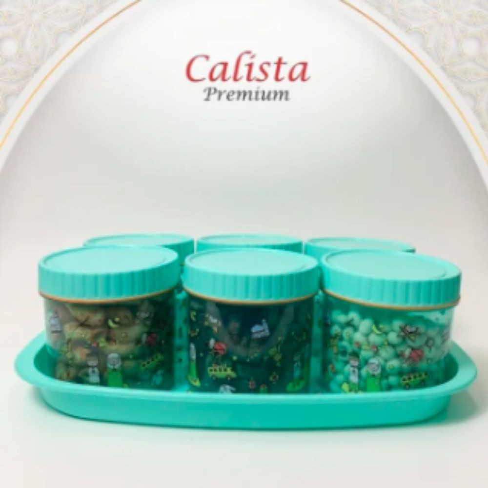 Calista Tonam Isi 6 / Set Toples Nampan / Bahan Plastik Tebal - RDP