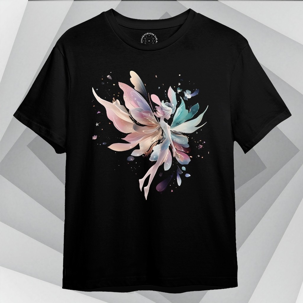 [Promo & Barang Ready] 3DimensionWear - Kaos Distro Premium Original 3D Butterfly Ballerina - DT0768