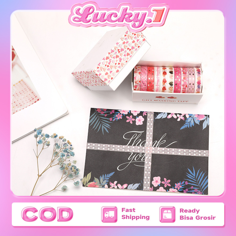 

Masking Tape Set 5pcs Essential Collection Washi Warna Warni Diy Scrapbook Journal