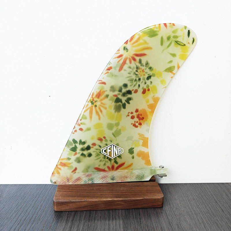 

9 / 9.5 / 10inch Single Fin Central Fin fiberglass inlay longboard Surfboard Paddleboard SUP Fin Surfing Accessories