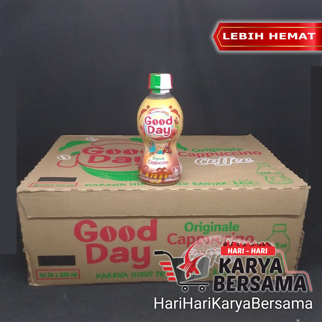 

MINUMAN KOPI GOOD DAY ORIGINALE CAPPUCCINO PER-KARTON ISI 24'S X 250ML