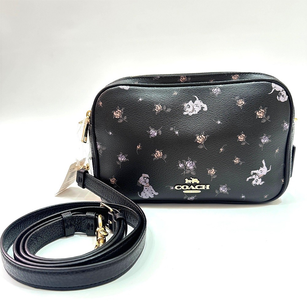 Coach x Disney Jes Crossbody Camera Bag in Dalmatian Print