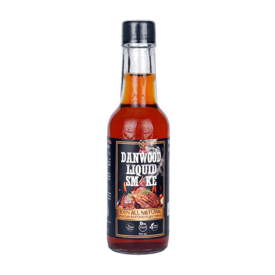 

Danwood Liquid Smoke BPOM HALAL VEGAN Hickory Perisa Asap Cair 150cc