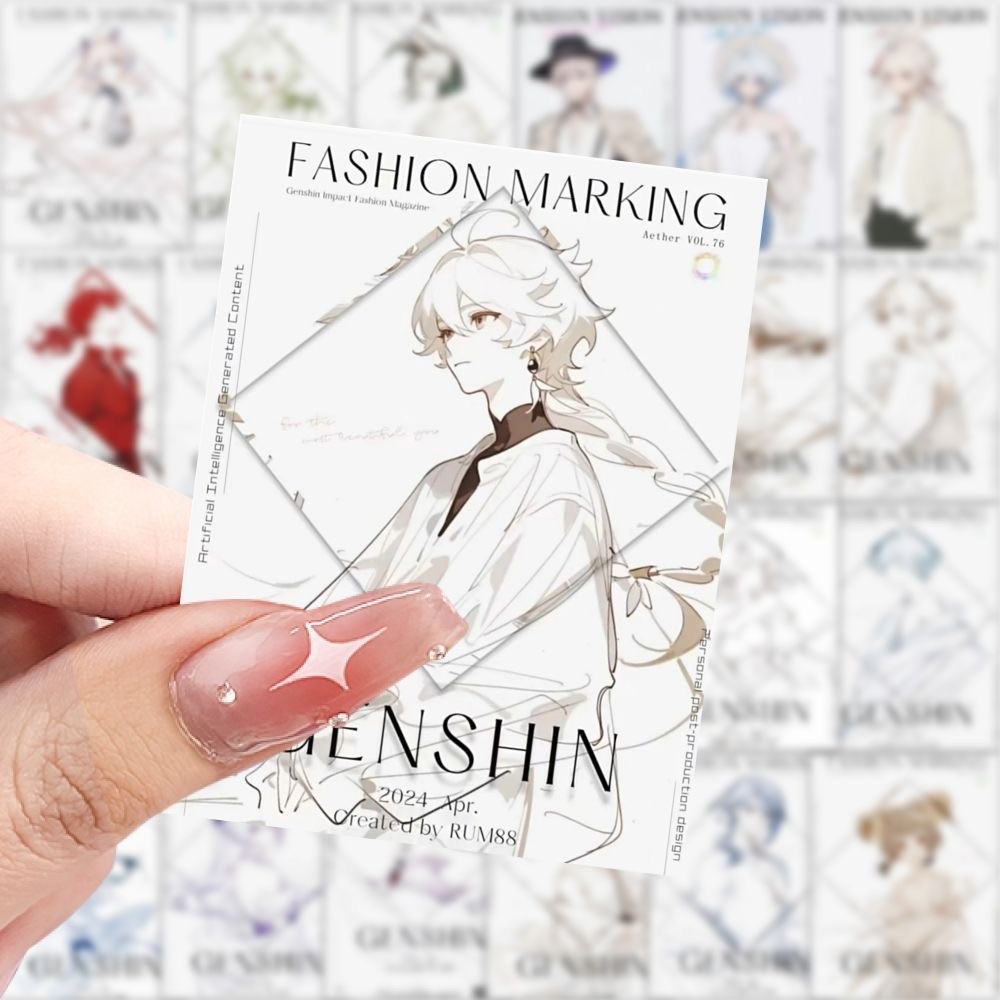 

189 Genshin Impact character stickers, posters, decorative ledger stickers, DIY mobile phone water cup stickers