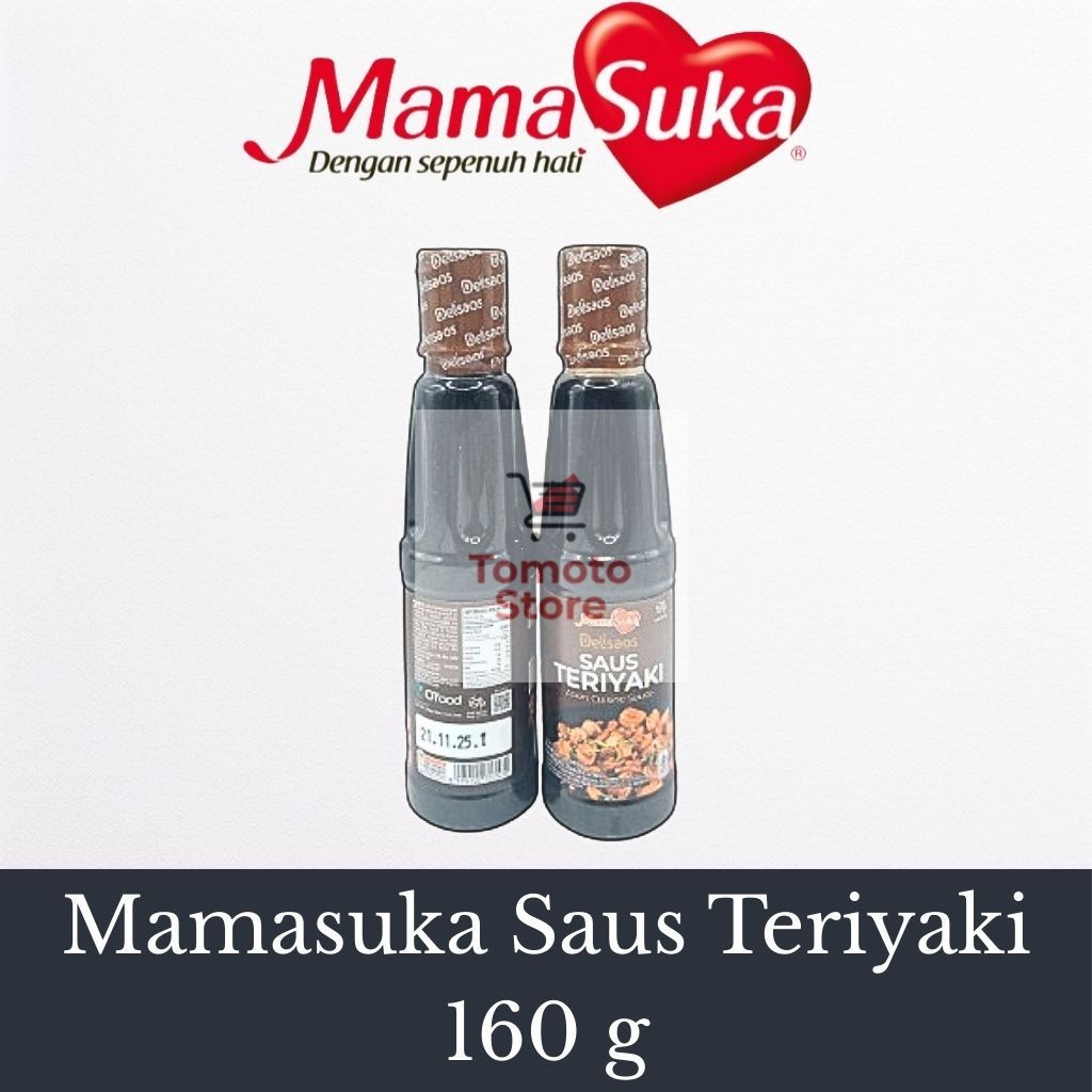 

✨ TOMOTOSTORE ✨ MAMASUKA Delisaos Saus Teriyaki 160 gr Saus Masakan Asia / Asian Cuisine Sauce