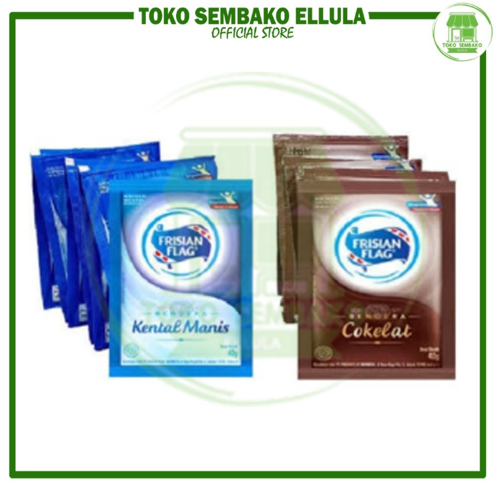 

Toko Sembako ELLULA - FRISIAN FLAG SUSU KENTAL MANIS 38gr / Pack isi 6 sachet