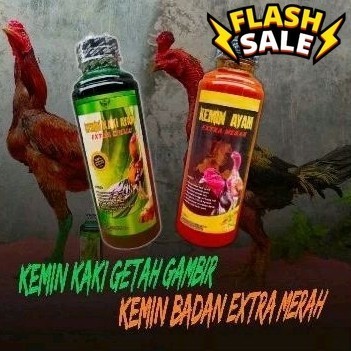 Hot [ PAKET KEMIN ] Kemin badan & kemin kaki ayam getah gambir ayam adu aduan tarung