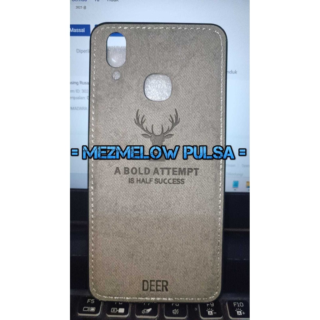Case Cloth Jeans / Casing Rusa Softcase Soft Case Canvas Deer Case VIVO X21