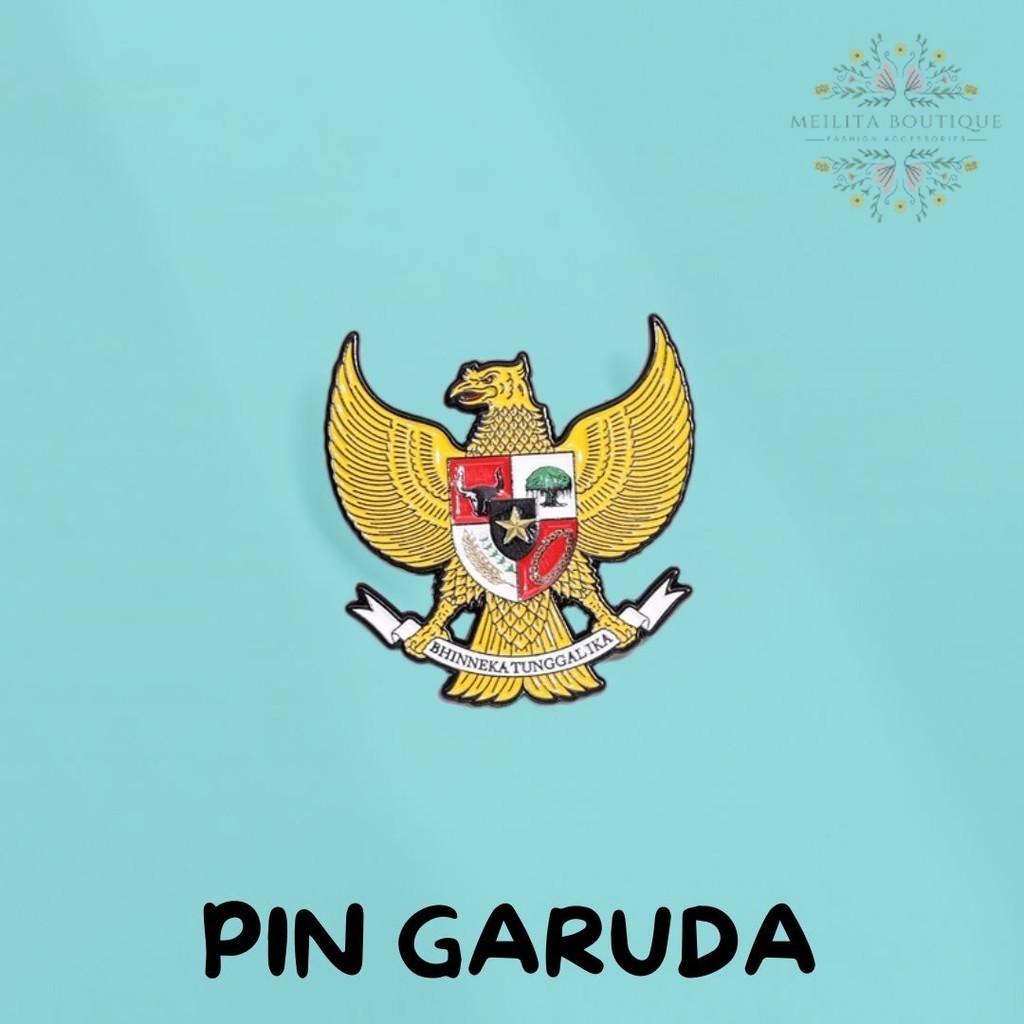 Enamel Pin Bros Bhinneka Tunggal Ika Indonesia Negara Persatuan