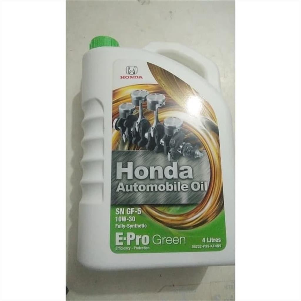 Oli Mesin Mobil Honda E-Pro EPRO Green 10W-30 SN GF-5 Galon 4 Liter