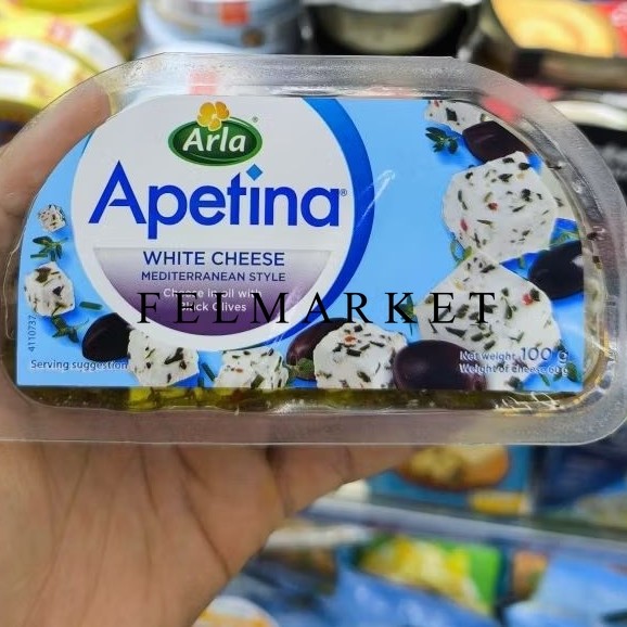 

Arla Apetina Cheese In Oil With Black Olives / 100 gr