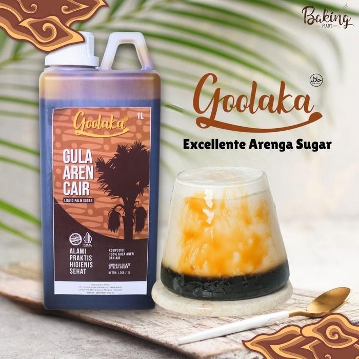 

Gula Aren Cair Asli / Goolaka / palm sugar 1liter / langsung pabrik