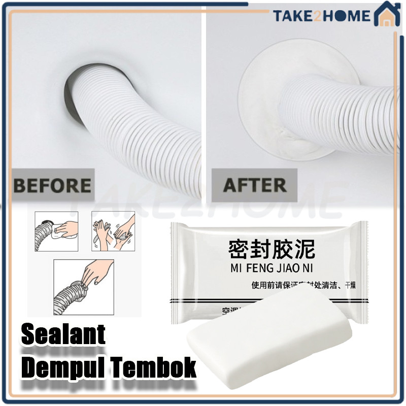 Sealant Semen Lem Tembok Anti Air Dan Bocor/Sealant Ajaib Penutup Lubang Ac Serbaguna/Dempul Pipa Pa