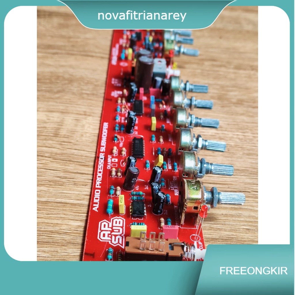 kit audio prosesor plus sub frequency