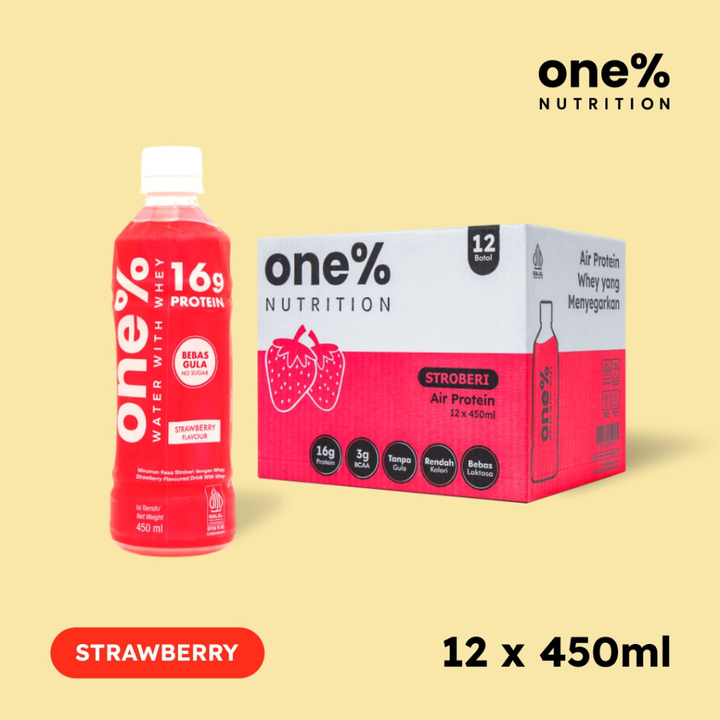 

one% Nutrition - Protein Water | 12 Bottle Set