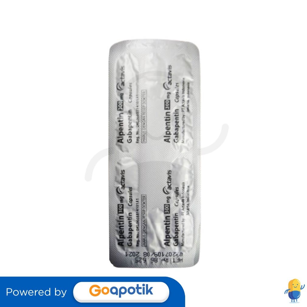 Alpentin 300 Mg Strip 10 Tablet