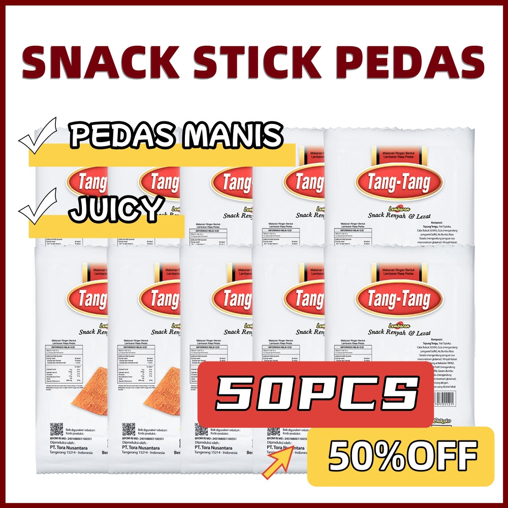 

Spicy Snack 50 Pcs Snack Rasa Pedas Manis Snack Pedas Halal Pekanbaru Kemasan Termurah