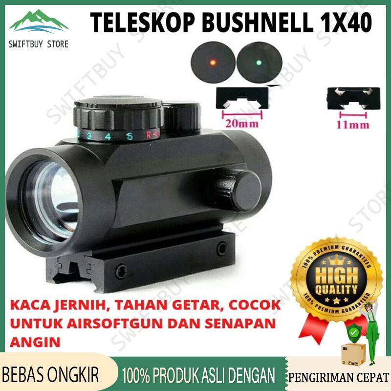 Redot 1x40 Rd Red Dot Busnell Laser Redot Redot Scope Barry Teleskop Bushnell Reddot 1x40 Green Dot 