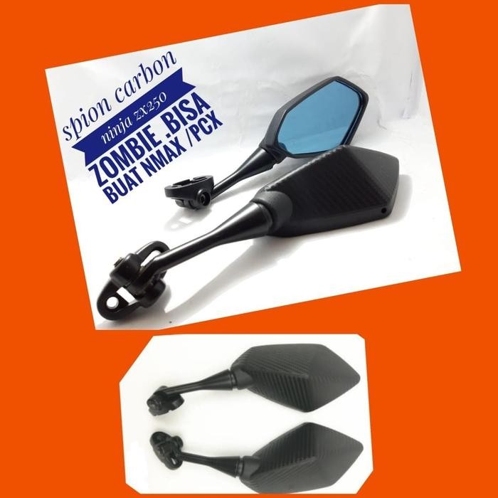 spion carbon ninja 250-spion lipat nmax lexi pcx - carbon