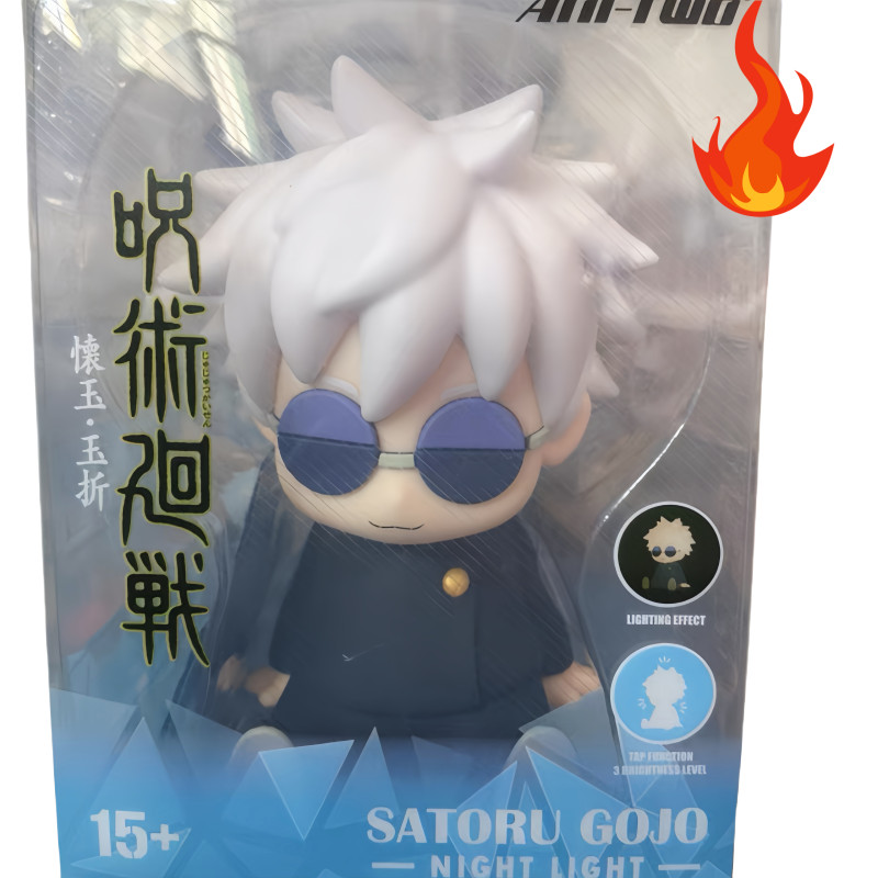 Jujutsu Kaisen Figure Satoru Gojo Desk Night Lamp Bedroom Action Figures Night Light Collectible Pat