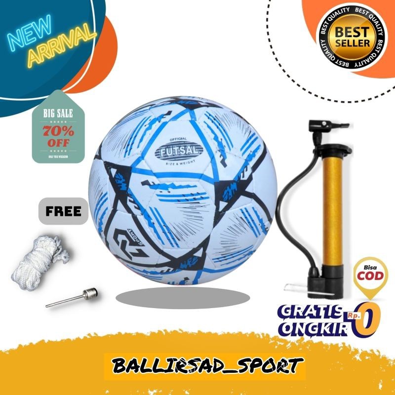[PREMIUM ORIGINAL] bola futsal size 4/bola futsal murah/bola futsal free alat pompa