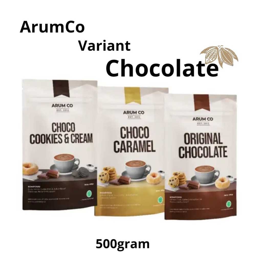 

ARUM CO 500 gr-SERBUK MINUMAN DAN MAKANAN-POWDER DRINK-VARIAN RASA CHOCOLATE-KIOS BAHAN KUE