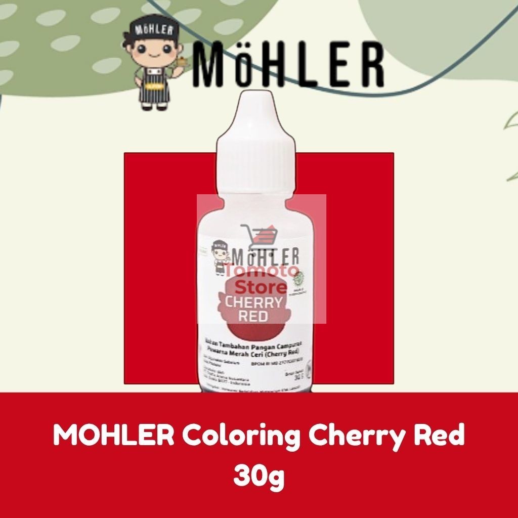 

✨ TOMOTOSTORE ✨ MOHLER Coloring Cherry Red