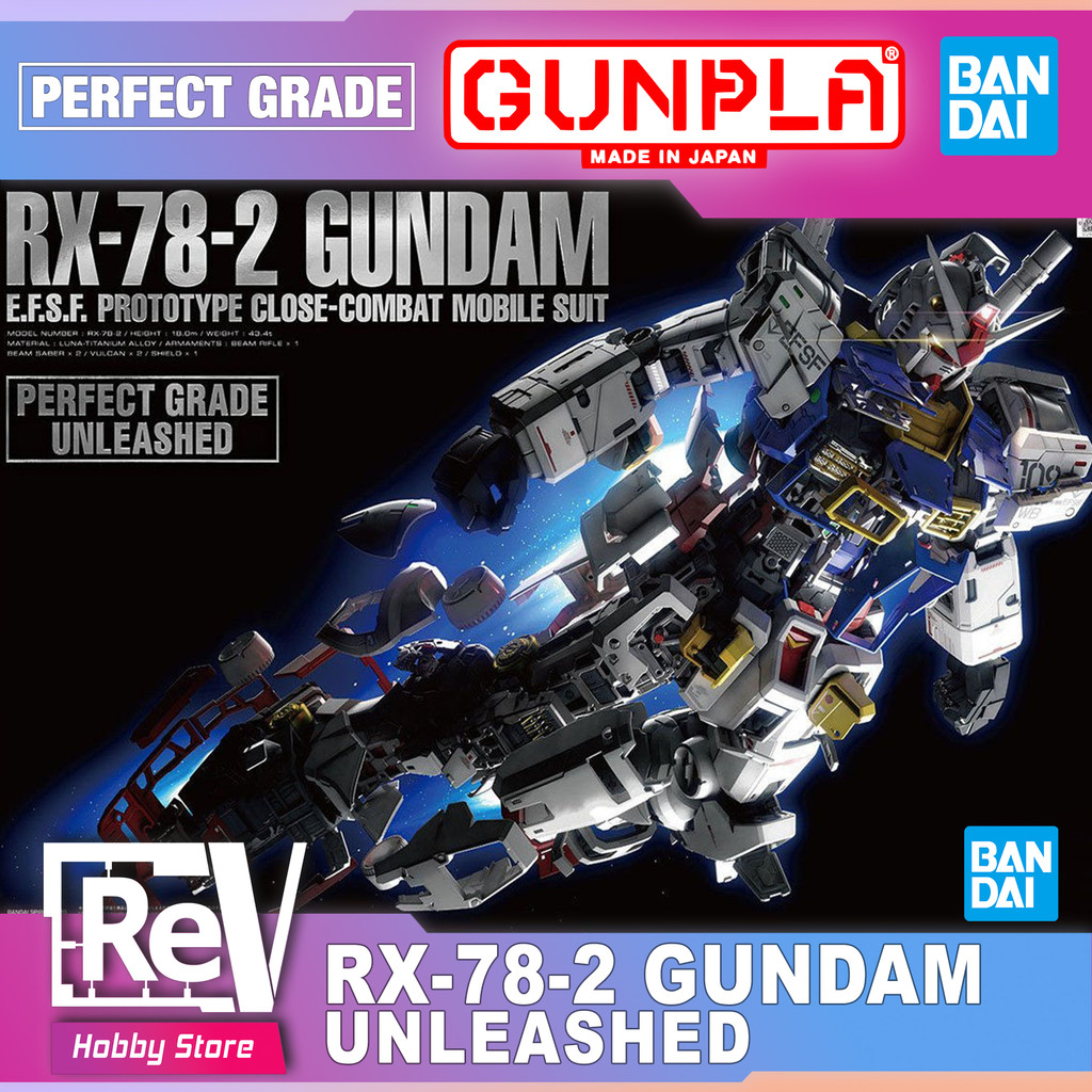 PG UNLEASHED GUNDAM BANDAI PERFECT GRADE 1/60