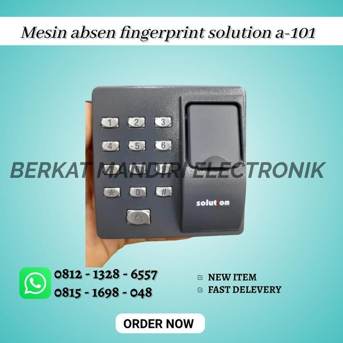 

Solution A-101 Access Control Fingerprint + Card