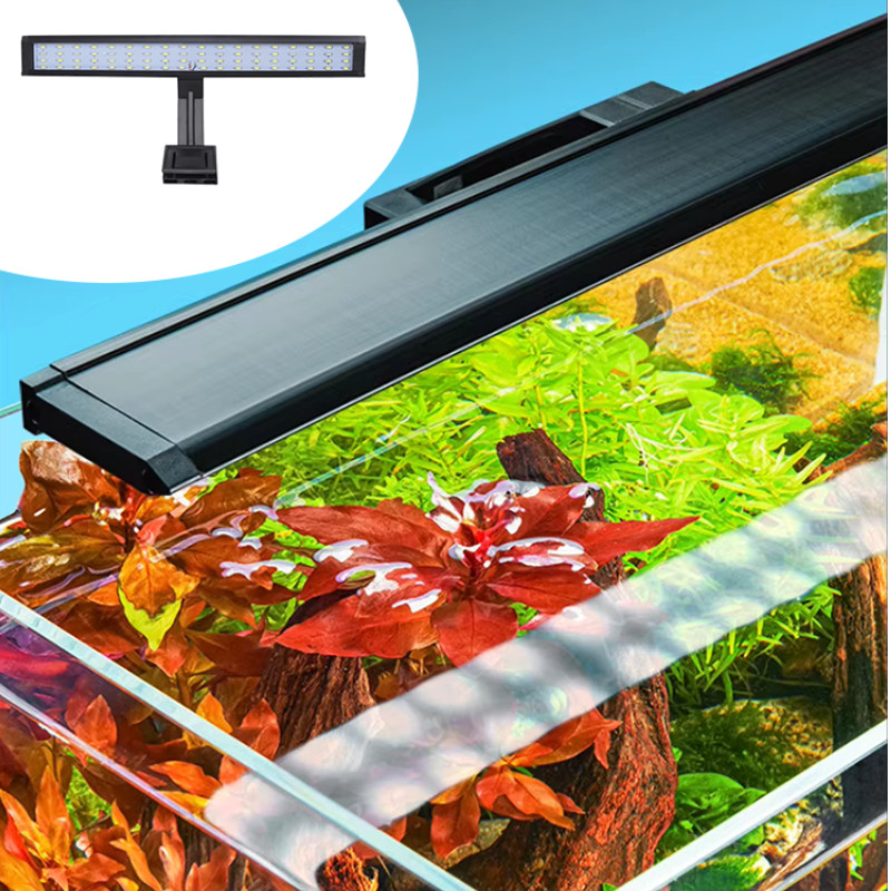 Fish Tank Three-Color Adjustable LED Light Aquarium Waterproof Ornamental Lighting Lamp Fish Tank Sp