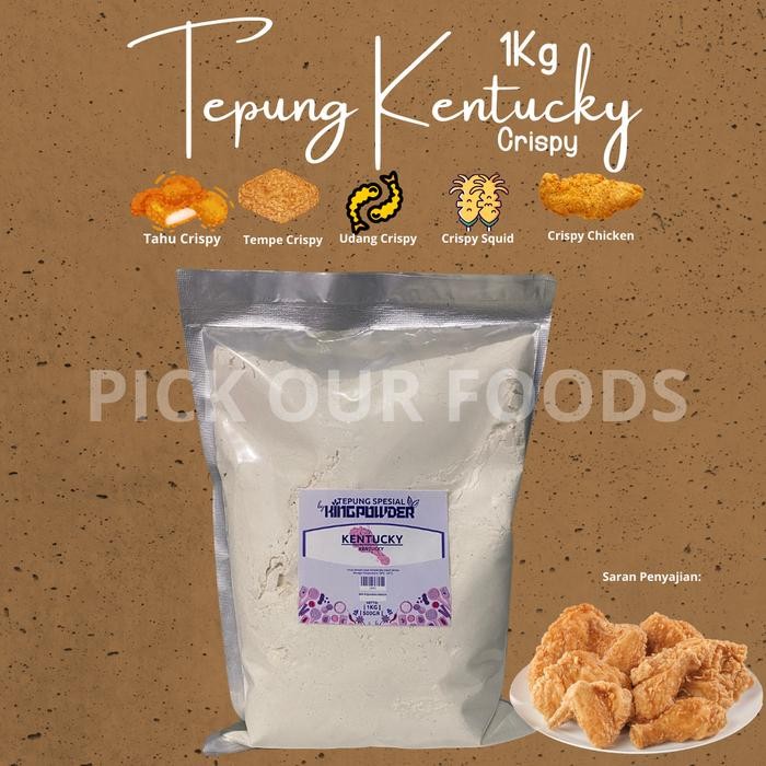 

Tepung Kentucky / Tepung Fried Chicken / Tepung Crispy / Serbaguna - Kentucky 1 KG