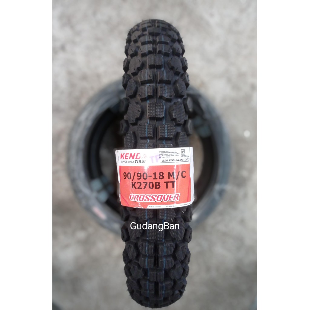 ( RING 18 ) K280  90 / 90 - 18 KENDA Dual Purpose TUBETYPE Trail Custom SEMITRAIL