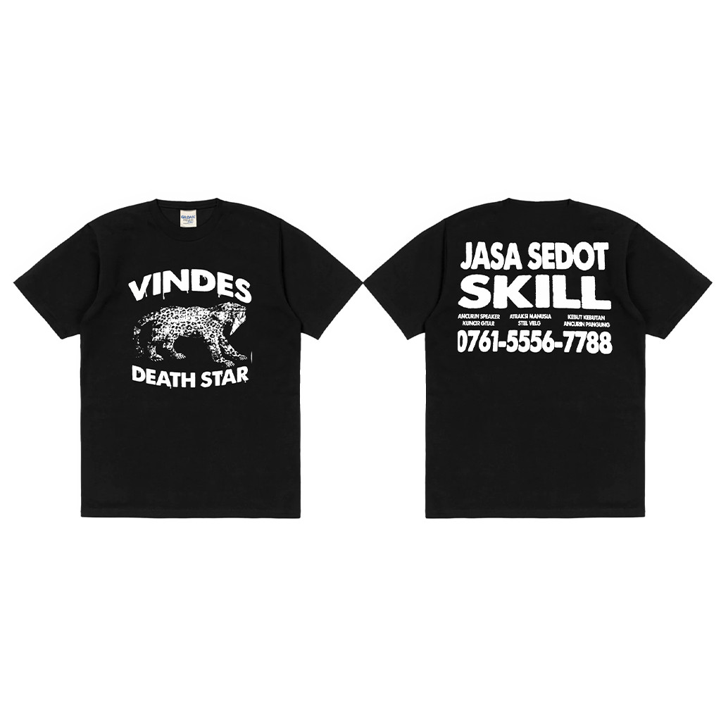Teenage Death Star Merch T-shirt Band Vindes X Teenage Death Star t shirt FreshPrint Kaos Baju Teena
