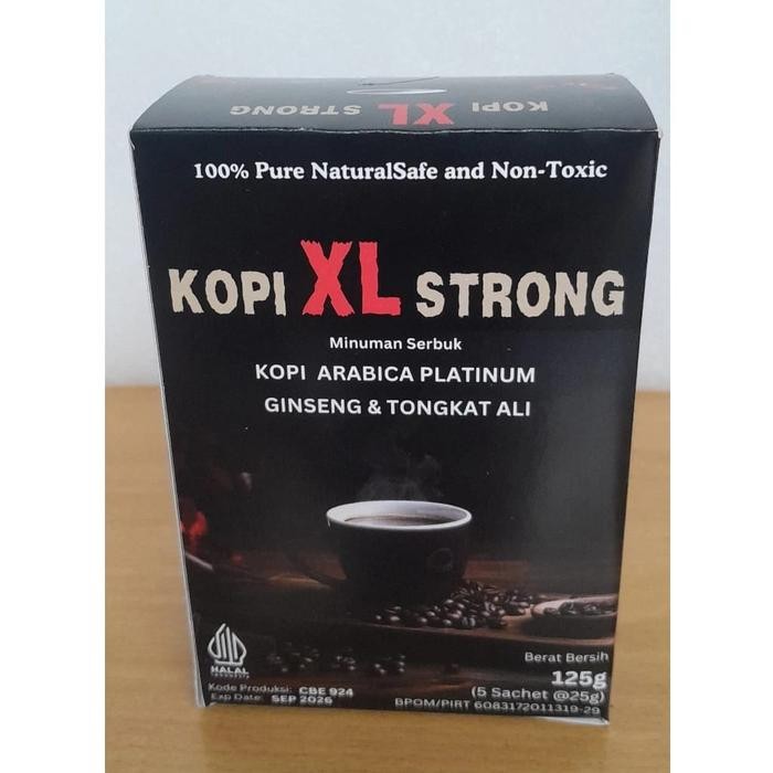 

kopi borneo 1 box isi 5 sachet original - kopi XL Strong