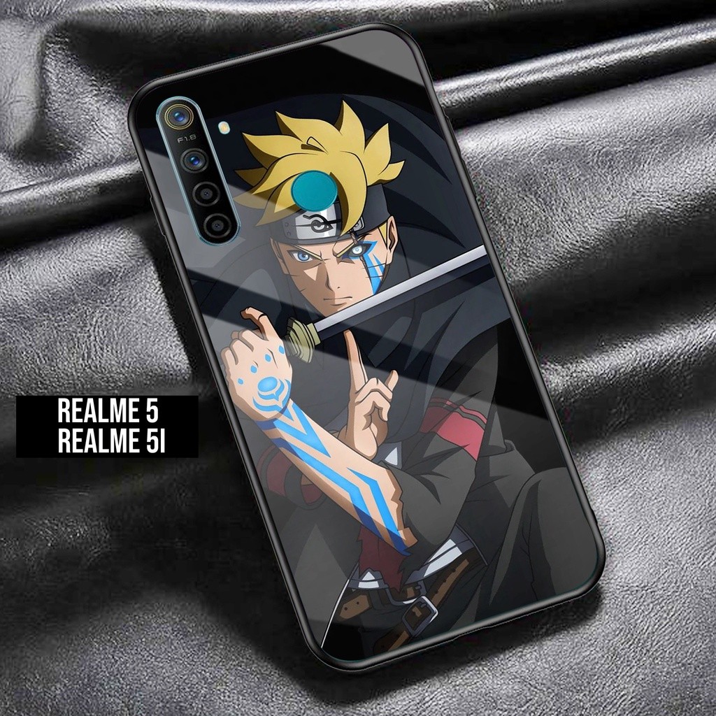 Softcase kaca Realme 5 / 5i - Casing Realme 5i / 5 Terbaru 2021 TOP ONE CASE [ ANIME NRT ] Silikon R