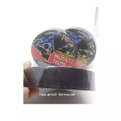 

RGT - 6 ROLL LAKBAN KAIN HITAM 1 INCH 23 MM X 11 METER EKONOMIS