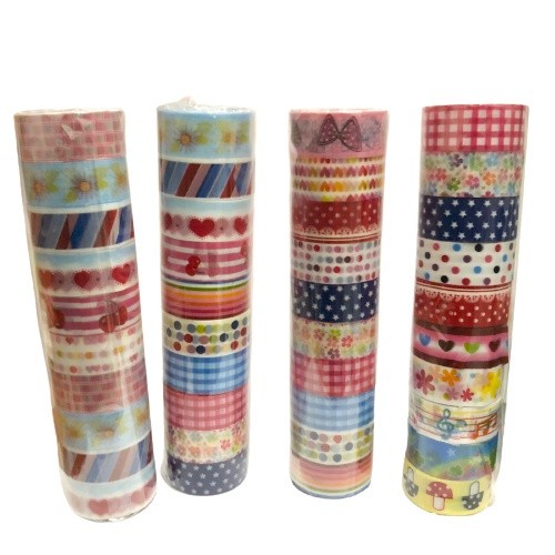 

RGT - 10 PCS DECORATIVE CARTOON TAPE / ISOLATIP KADO FANCY