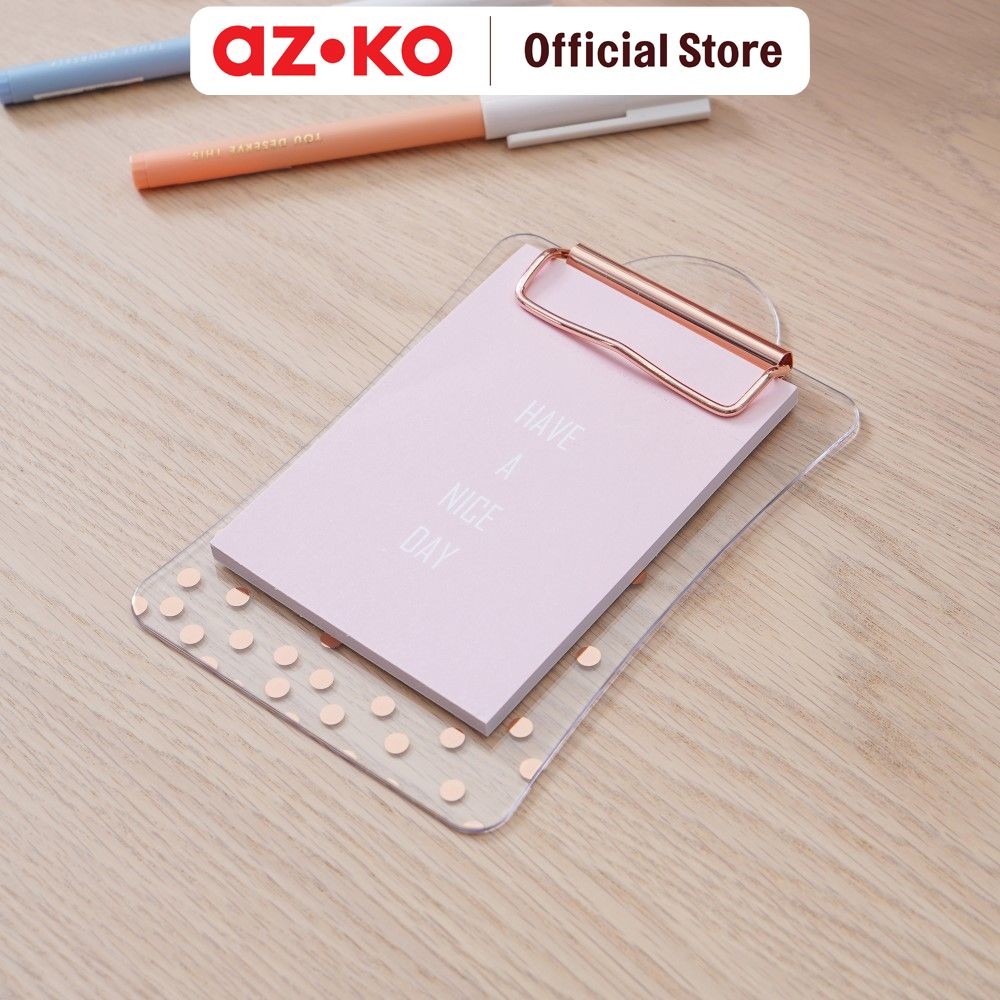 

AZKO Ataru Papan Clipboard Mini - Rose Gold