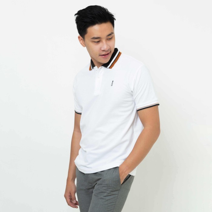 SALE -Kaos Polo Pria Smith Berlin Pablo Slim Fit - Black,XL