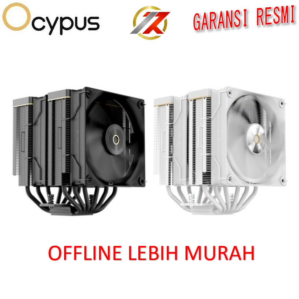 OCYPUS IOTA A62 | Digital Display Dual-tower 6 Heat pipes Air Cooler