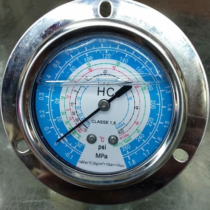 PRESURE GAUGE FREON AC 145PSI